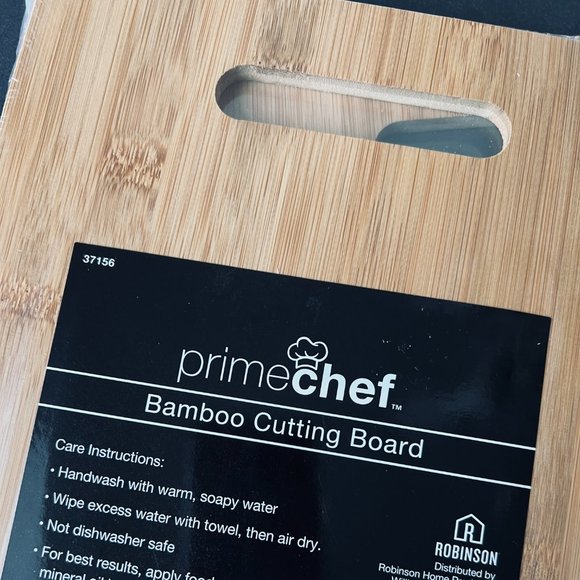PRIME CHEF Set of 2 Bamboo Cutting Boards NWT - Picture 4 of 4